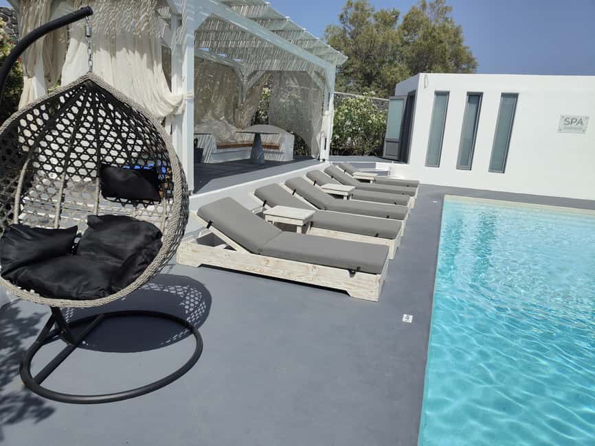 Akrotiri:Departure Day Spa Experience Couples Massage & Pool - Arriving at Santorini Princess Presidential Suites in Akrotiri