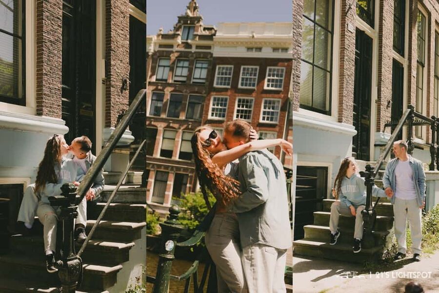 Amsterdam: Private Photoshoot for Couple, Family, or Solo - Agnietenkapel: older stone and a change of setting
