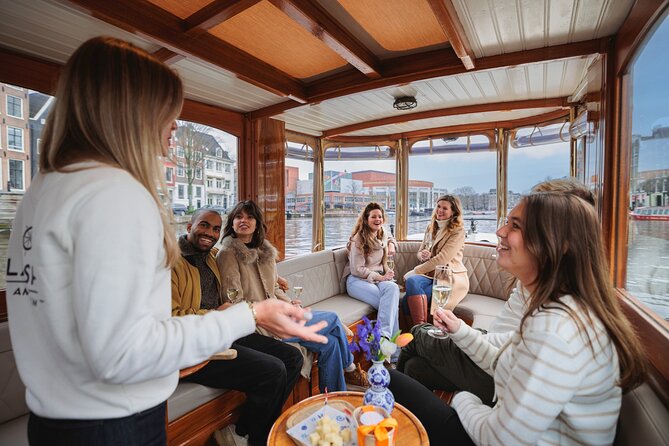 Amsterdam: Romantic Canal Cruise with Optional Bubbles & Bites - Starting beside the Anne Frank House