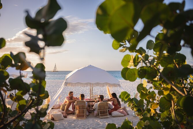 Aruba Eagle Beach Romantic Sunset Picnic in a Luxury Cabana - Arriving at Eagle Beach for a private sunset