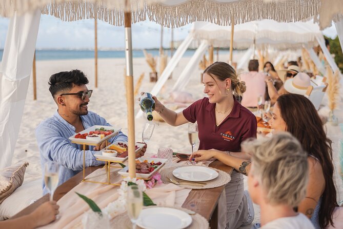 Aruba Eagle Beach Romantic Sunset Picnic in a Luxury Cabana - A strong setting for proposals and milestone dates