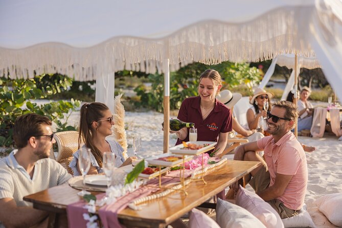 Aruba Eagle Beach Romantic Sunset Picnic in a Luxury Cabana - The cabana setup and what you actually get