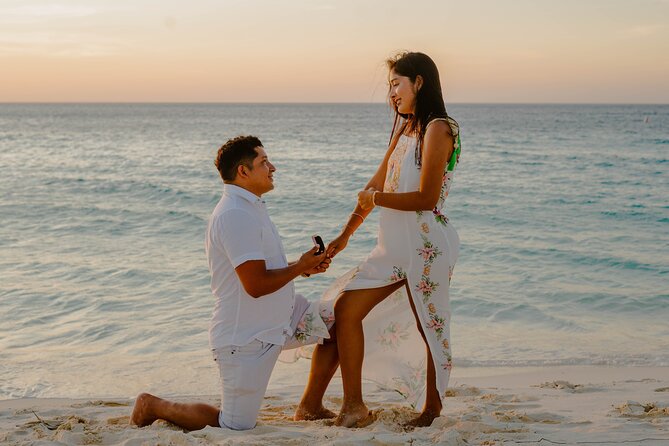 Aruba Romantic Sunset Photoshoot & Beach Picnic in Luxury Cabana - The sunset and your two hours on the sand