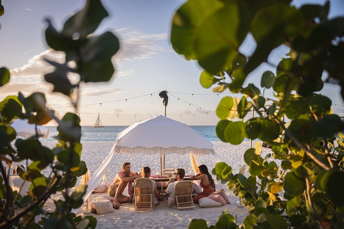 Aruba Romantic Sunset Photoshoot & Beach Picnic in Luxury Cabana - Charcuterie, sparkling wine, and a relaxed start