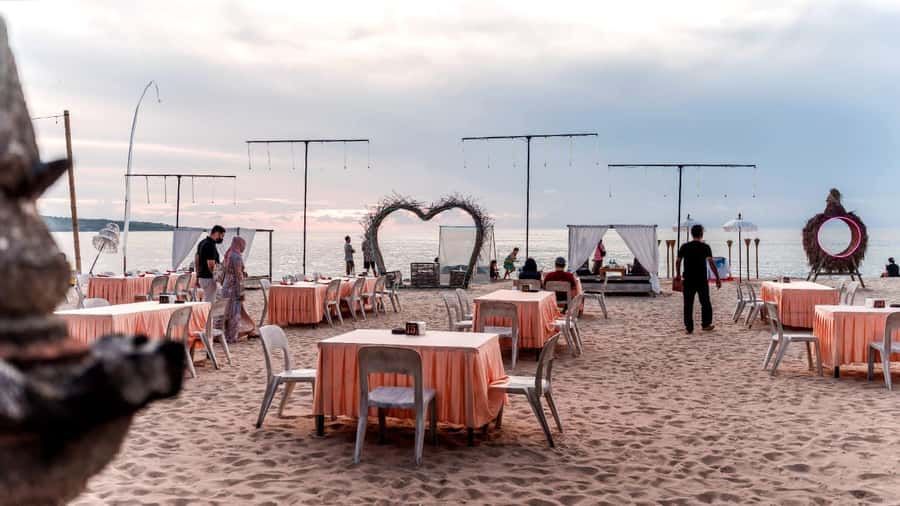 Bali: Jimbaran Bay Romantic Spa and Seafood Sunset Dinner - Starting with pickup and the Kuta spa