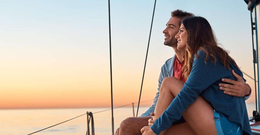 Barcelona: Romantic Private Sailing Tour - Leaving Port Olimpic for the open water
