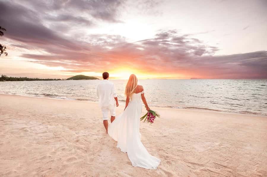 Beach Proposal at My Beach Resort - The beach setup and flower decoration