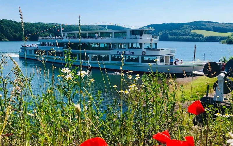 Boat trip on the Biggesee: lake romance in the Sauerland mountains! - Key points at a glance