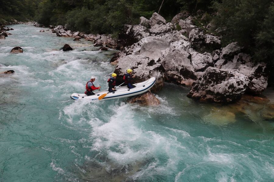 Bovec: Soča River Private Rafting Experience for Couples - Finishing the river run and returning to Bovec