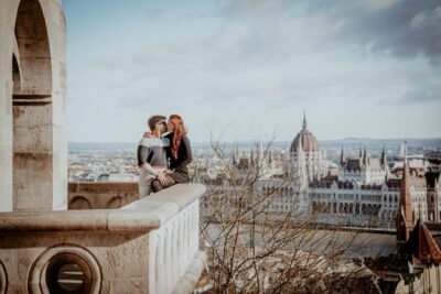 Proposal Photos at enchanting Fisherman’s Bastion