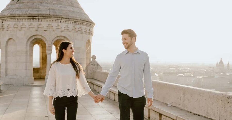 Budapest: romantic photoshoot at Buda's iconic sightseeings - Starting beside Fisherman’s Bastion and Mathias Church