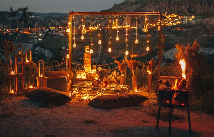 Cappadocia: Romantic Concept Dinner in the Valley - The meal: more than a pretty table
