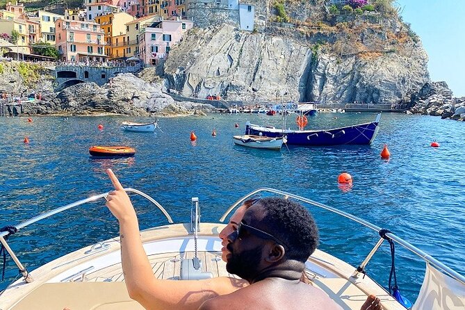 Cinque Terre Private Wedding Proposals on Boat - The swimming stop in the Marine Protected Area