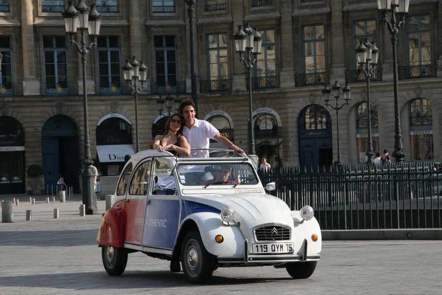 Classic, Romantic Paris: 3-Hour Vintage 2CV Tour - Opera, the Louvre, and the river connect old Paris