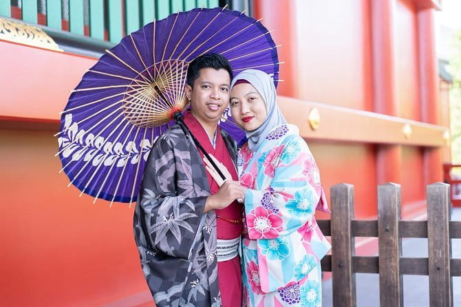 Couple Plan - Choosing from more than 800 kimonos