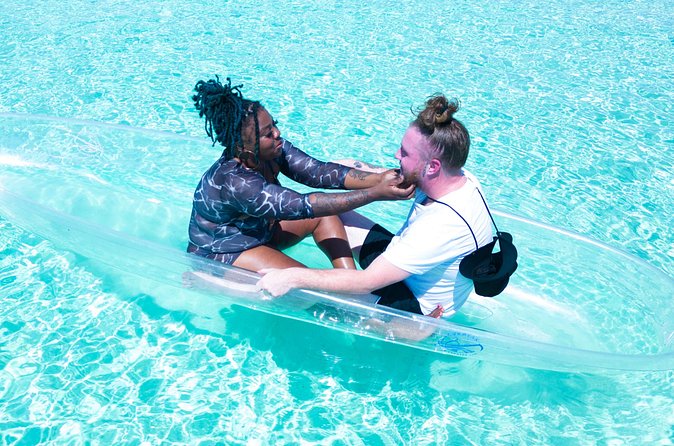 Couples Clear Kayak PhotoShoot Grand Turk Island - Drone photography and what you receive