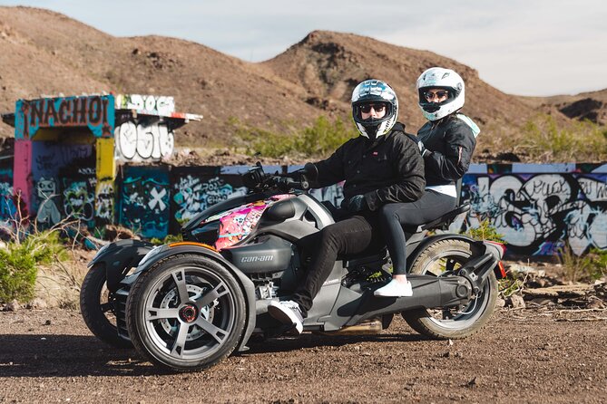 Couples Private Guided Red Rock Canyon Tour On A CanAm Trike - Mountain Springs Saloon and the return route