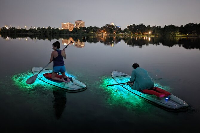 Date Night LED Glow Clear Kayak or Paddleboard & Champagne - The sunset session and the star session