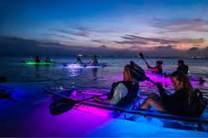 Date Night LED Glow Clear Kayak or Paddleboard & Champagne - Weather, cancellation, and practical planning