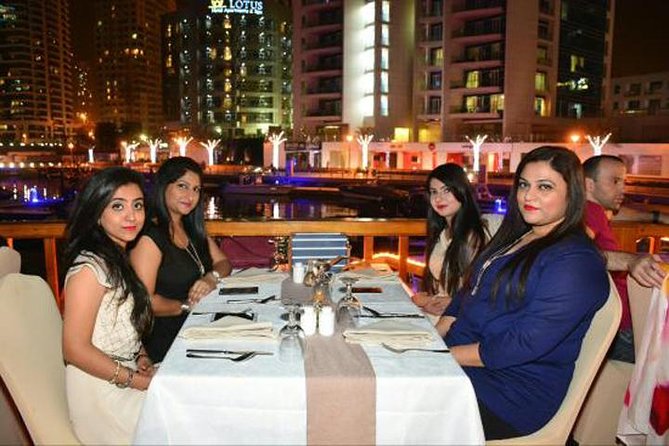 Dubai Marina 2-Hour Romantic Cruise Dinner - A dhow dinner with a large-boat feel