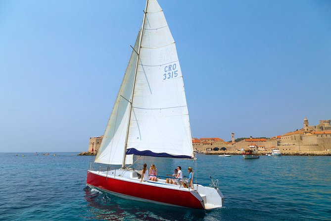 Dubrovnik Private Romantic Sunset Sailing - Dubrovnik’s walls from the sea