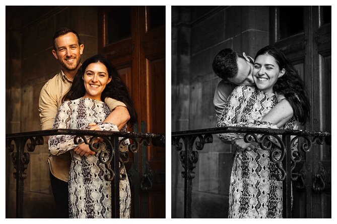 Edinburgh Photoshoot for Couples, Families & Solo Travellers - Dean Village changes the mood
