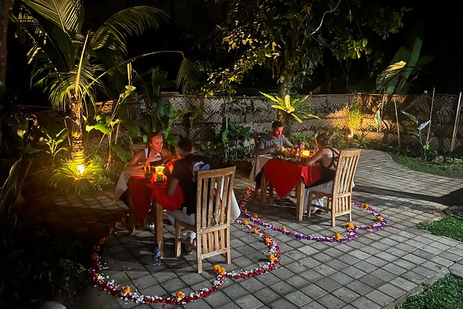Evening Cooking Class with Romantic Dinner in Ubud - Transport, timing, and group size