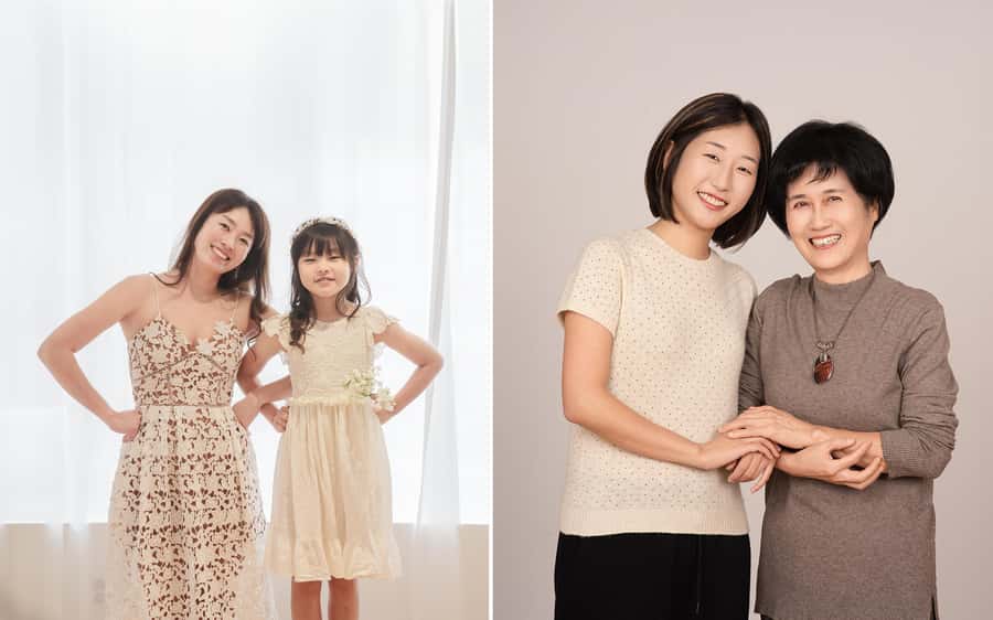 Family, Couple, and Group Photoshoot in Seoul - Korean-style lighting, posing, and retouching
