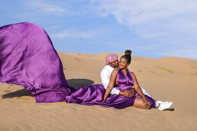 Flying Dress Photoshoot Dubai Solo, Couple and Group 3Hours - Who will enjoy this most?