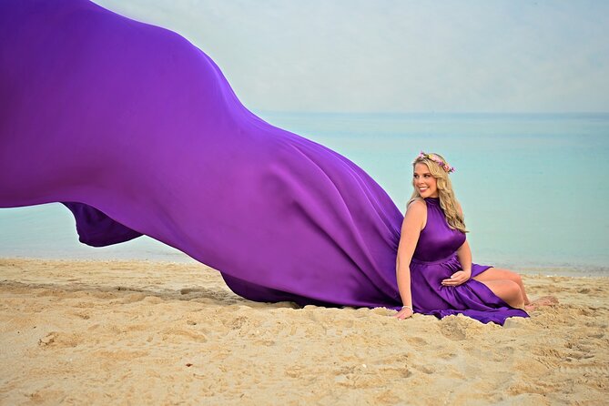 Flying dress photoshoot Dubai Solo, Couple and Group Session - How the photographer shapes the session