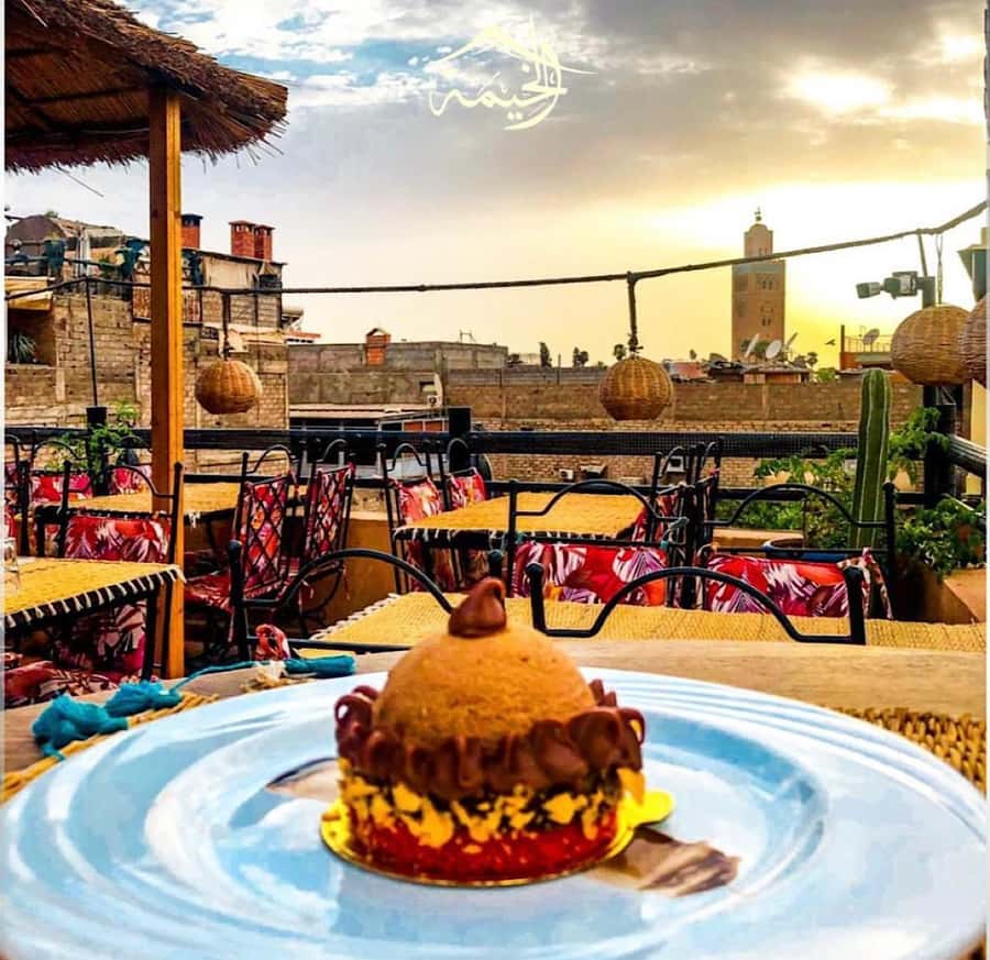 From Marrakech: Rooftop Dinner & Romantic Medina Views - Arriving above Marrakech’s old city