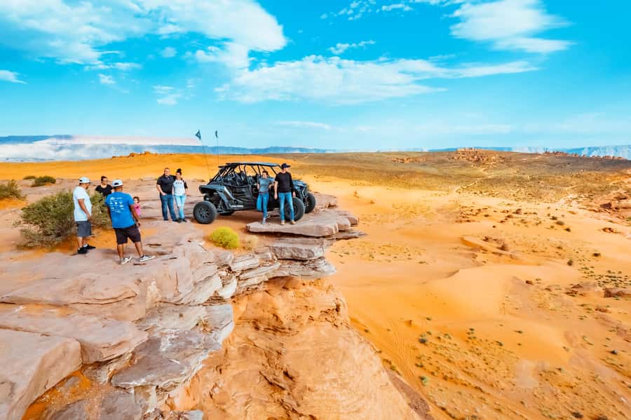 Greater Zion: Couples UTV Tour with Food - Sand dunes, rock crawling, and red desert scenery