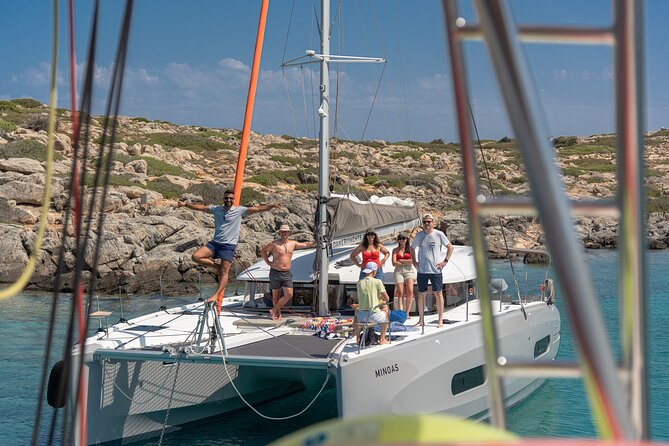 Heraklion: Sunset Luxury Cruise with Sushi and Open Bar - Swimming, snorkeling, and the famous pink flamingo