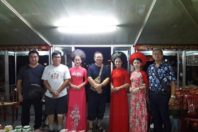 Hue By Night A Romantic Dragon Boat Cruise - One hour on Hue Walking Street