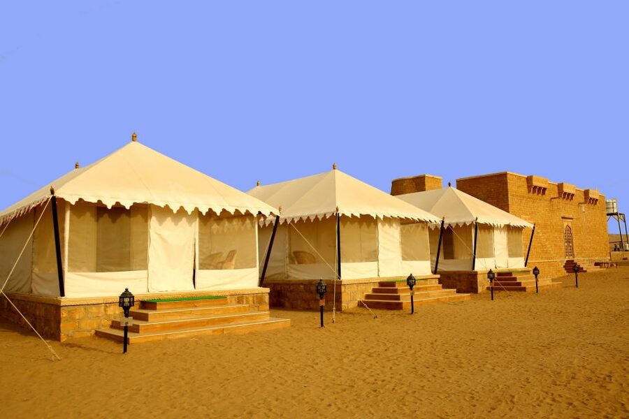 Jaisalmer: Romantic Night with Luxury Desert Camping - From Jaisalmer pickup to the first cup of tea