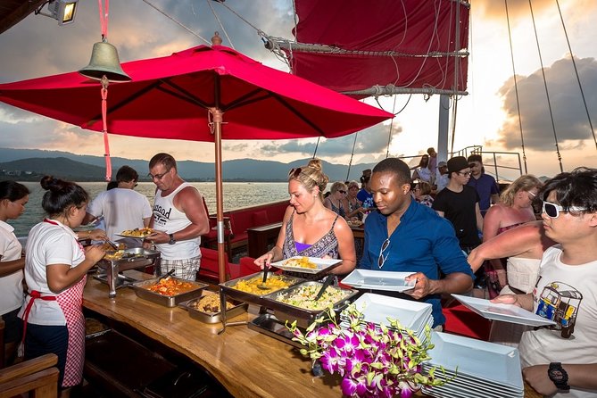 Koh Samui Romantic Sunset Cruise Tour By Red Baron Chinese Sailboat - What the three-hour schedule feels like