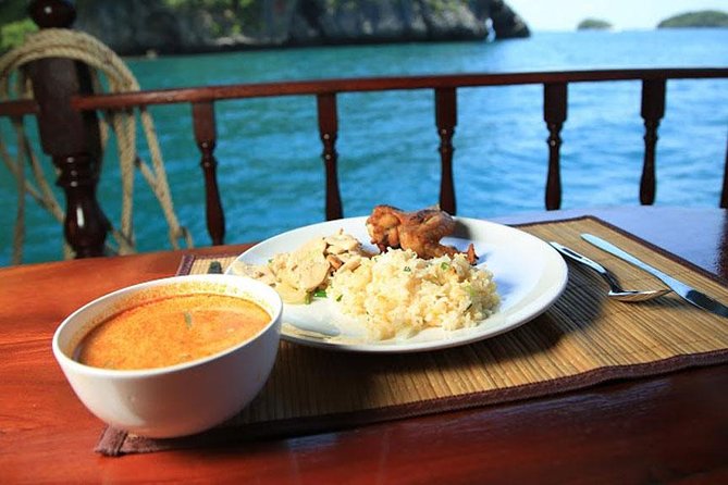 Krabi Romantic Sunset Cruise with BBQ Seafood Dinner by Krabi Sea Cruise - Railay Beach with barbecue seafood and Thai food
