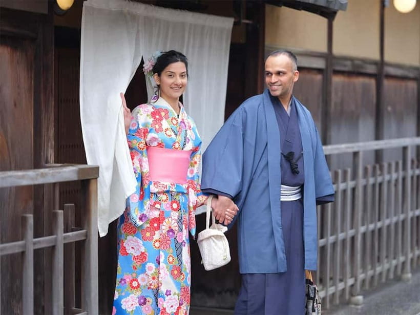 Kyoto Kimono Rental mimosa |Kimono/Yukata Rental Couple Plan - What is included for women and men
