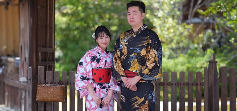 Kyoto Kimono Rental mimosa |Kimono/Yukata Rental Couple Plan - Kodaiji Temple and the nearby streets