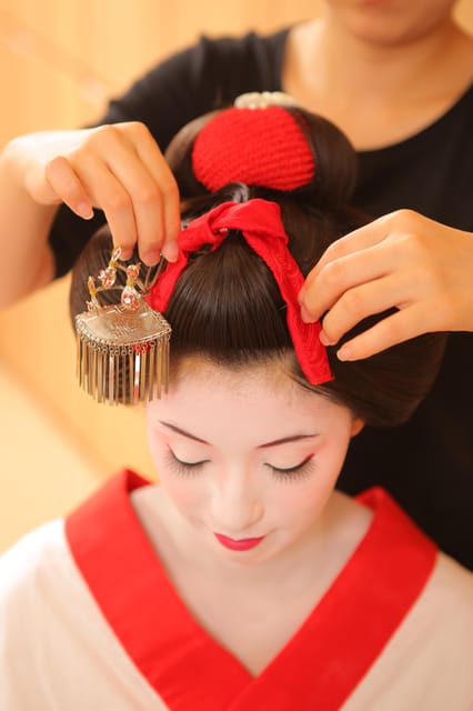 Kyoto kiyomizu Temple : Maiko and Samurai Couple Photoshoot - Makeup, Wigs, and the Transformation Process