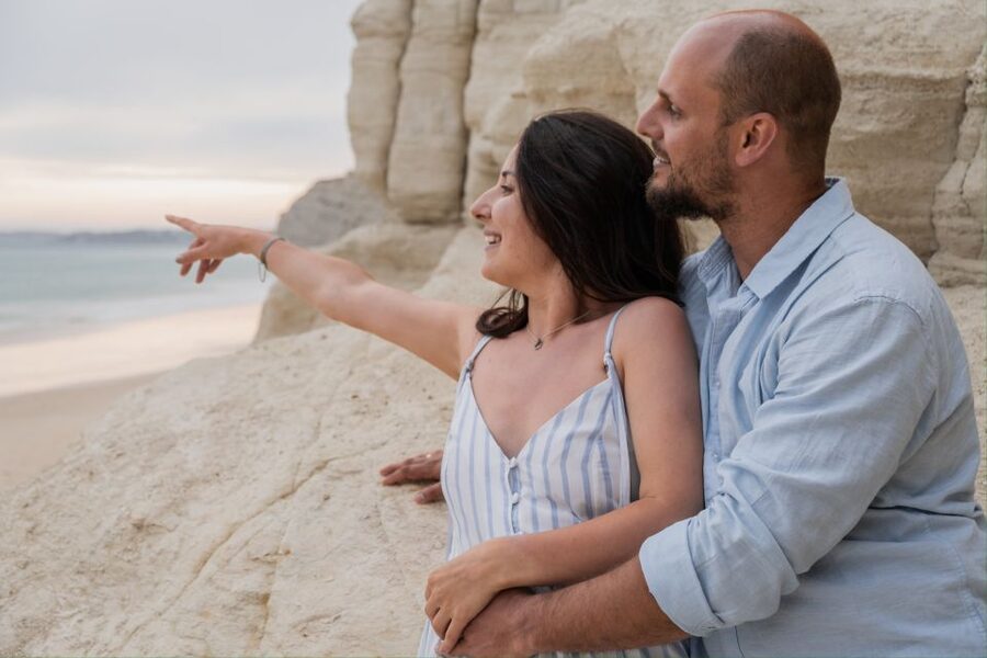 Lagos: Photoshoot for couple - A one-hour portrait session by the Lagos sea
