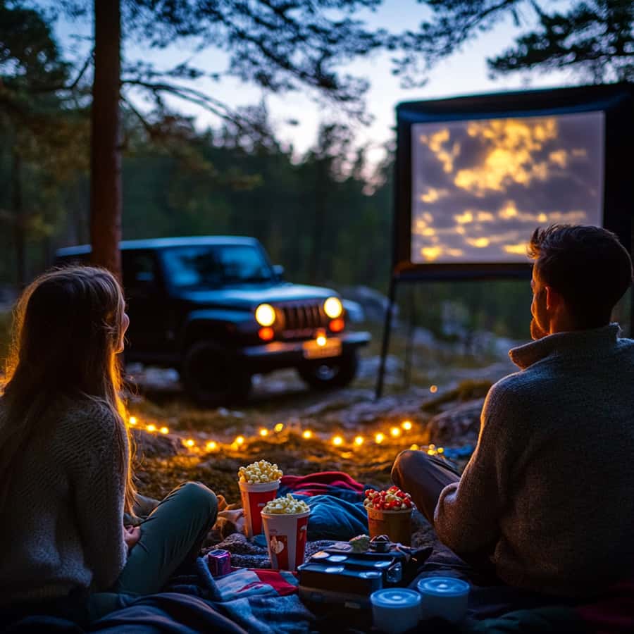 Las Vegas: Couple's Movie Night in the Mountains - The best part: sunset, stars, and a private screen