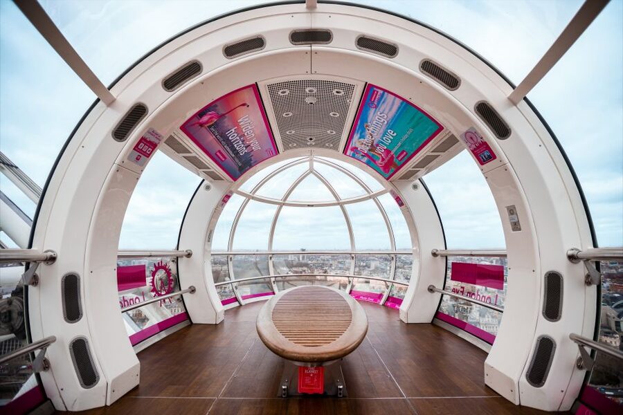 London Eye Private Capsule Experience for Couples or Groups - The landmarks you can pick out from 135 meters