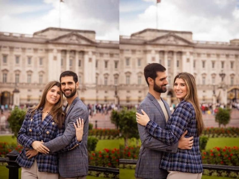 London: Private Couples Photography Session with Landmarks - Choosing Westminster or Tower Bridge