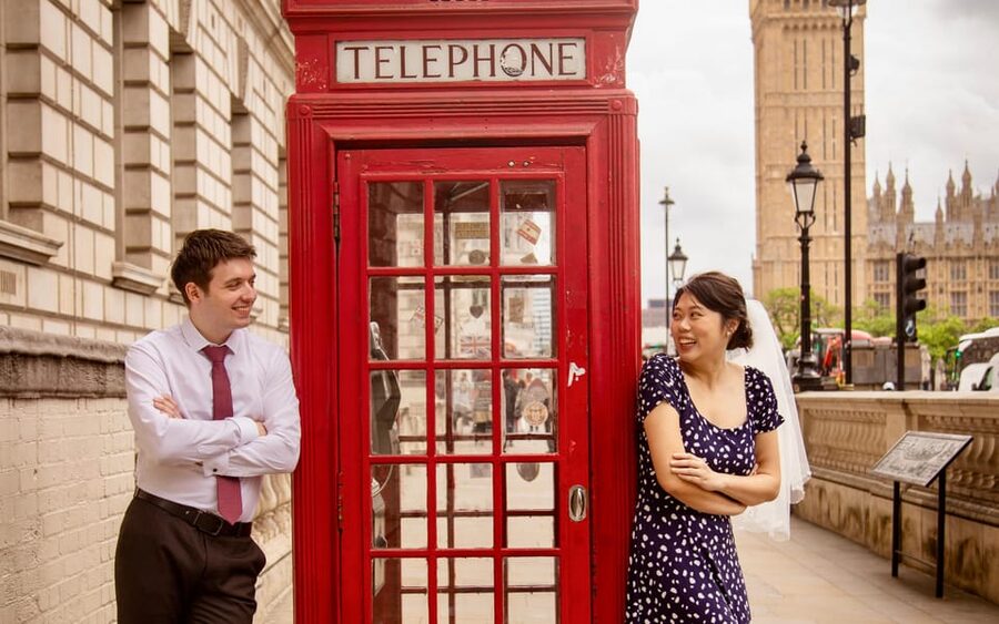 London: Private Couples Photography Session with Landmarks - How the photographer handles changes and edits