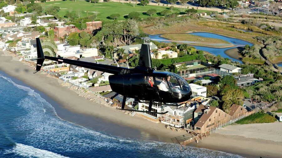 Los Angeles Helicopter Tour & Malibu Mountaintop Landing - Thirty minutes above the Pacific