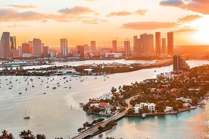 Miami Beach: Private Romantic Luxury Airplane Tour With Champagne - The Port of Miami and Downtown