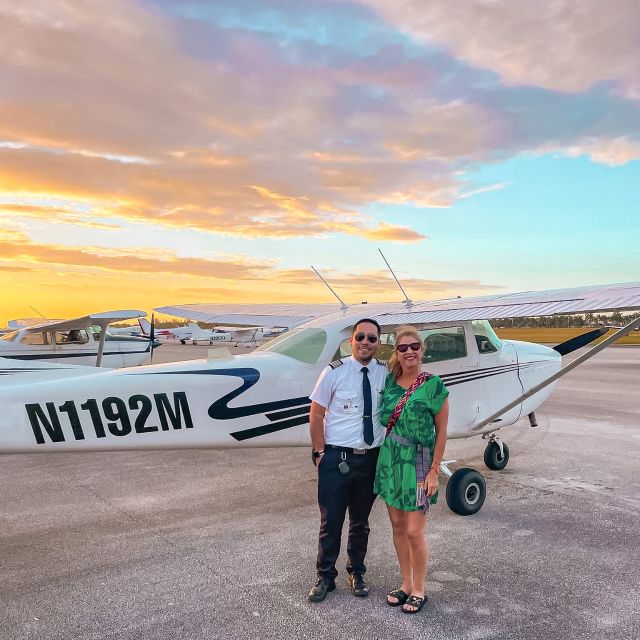 Miami Beach: Romantic Sunset Flight with Champagne - Key Biscayne, Cape Florida, and the evening sun
