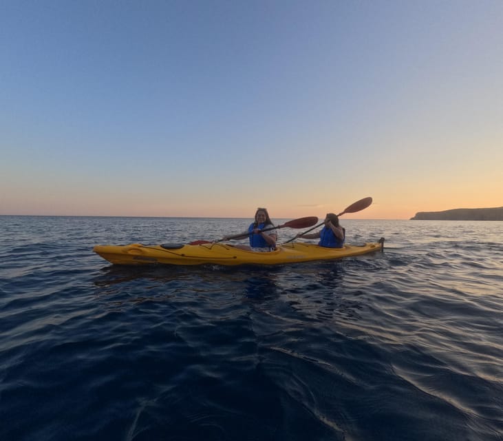 Milos: Romantic Semi Private Sunset Kayaking Tours - What the guide and equipment add
