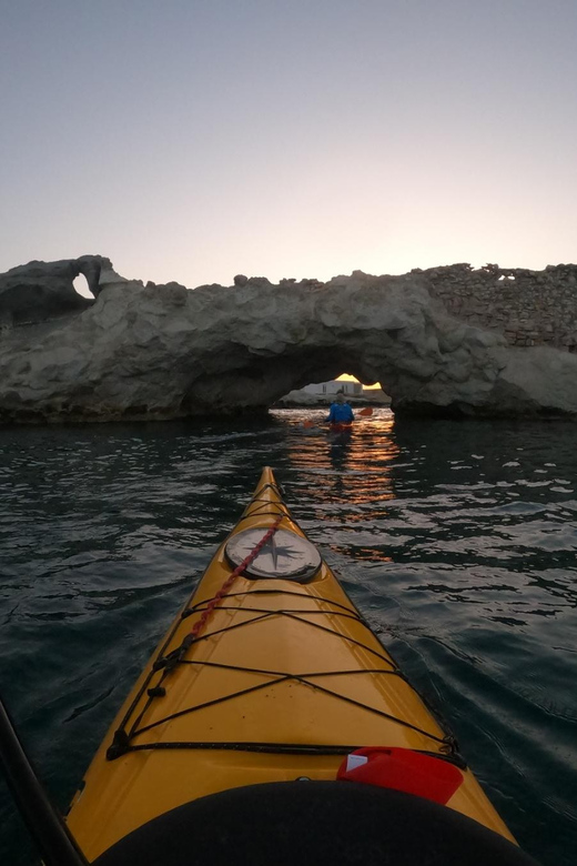 Milos: Romantic Semi Private Sunset Kayaking Tours - Weather, fitness, and who should book